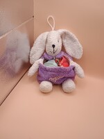 Plush toy, milka bunny, with pocket in belly, negotiable