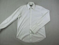 EREDETI HUGO BOSS (M) ELEGÁNS HOSSZÚ UJJÚ FÉRFI MANDZSETTA GOMBOS REJTETT GOMBOS FEHÉR ING