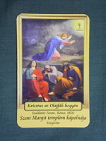 Kártyanaptár,vallás,Veszprém,szent Margit templom kápolnája,2019  (4)