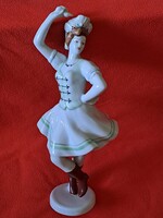 Hibátlan Hollóházi csárdáskirálynő porcelán figura