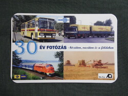 Kártyanaptár,Volán,MÁV,Ikarus autóbusz,Rába teherautó,Nohab mozdony,kombájn,2024  (4)