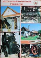 Képeslap, Mezőkövesd, Mezőgazdasági gépmúzeum (e)