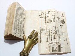 1716 - Laurentius Gobart értekezése a barométerről - Ritka könyv Kihajtható rézmetszettel !!