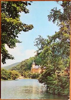 Képeslap, Lillafüred, Palotaszálló, Hámori tó Fotó Bakonyi Béla (e)