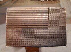 Silver Art Deco Women's Cigarette Case.