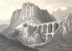 (N)  N. M. J. Chapuy (1790-1858) után - Bertrand metszette: Bollerswand / Semmering