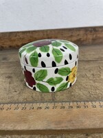 -AX359- Aquincum porcelán bonbonier ékszertartó doboz kézzel festett jelzett retro antik vintage