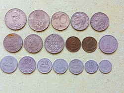 Lengyelország 18 db Különböző Érme 10 20 50 Groszy 1 2 10 20 Zlotyi Zloty 1949-1984