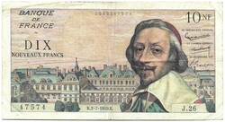10 frank francs 1959 Richelieu Franciaország