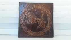 Lion Head Bronze Wall Art - Zodiac