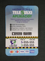Kártyanaptár,Tele 5 Taxi,Budapest, 2017  (4)