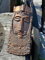 KÓTAI JÓZSEF (1940-2022) - Bronz Királyfej Falidísz