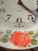 Német gyártmányú porcelán falióra, nem működik. KIENZLE