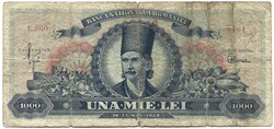 1000 lei lej 1948 Románia Ritka 1.