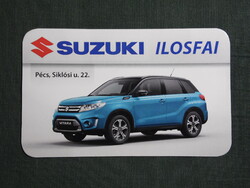 Kártyanaptár,Suzuki Ilosfai autókereskedés,szerviz,Pécs,Suzuki Vitara autó, 2017  (4)
