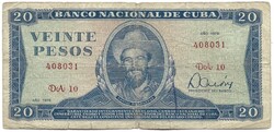 20 peso pesos 1978 Kuba Cuba
