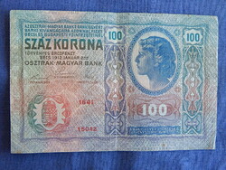 Magyarország Osztrák-Magyar Bank 100 Korona 1912 VF+/EF