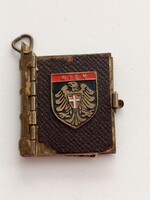 Vintage emléktárgy fotóalbum medál/dísz/kulcstartó - 1920-as évek Bécs, Ausztria