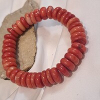 Korall karkötő  1 cm-es