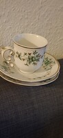 Holloházi porcelán kávés csésze 2db alj pótlásra