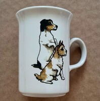 Gay's Terrier Products Louise Wood 1986 terrier kutya motívumos csésze