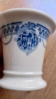 Antik vastag porcelán csésze - Amerikai  Buffet - Barabás Imre Budapest 20-as évek Ritka!