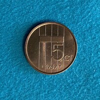 Hollandia - Netherlands - 5 cents - 1989 coin