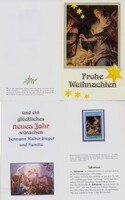 Sieger Karácsonyi Bélyeges Üdvözlőlap – Bahama-szigetek 2001 (Rubens: Pásztorok imádása)