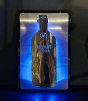 Világító neon reklám, Absolut vodka
