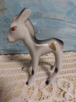Csacsi, szamár, porcelán figura