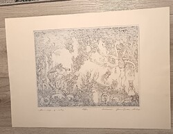 Kolozsvári Grandpierre Miklós szignózott grafika 19/100