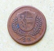 Salzburg Salzburgi Érsekség 1 Krajcár Kreuzer 1799 Ritka Érme