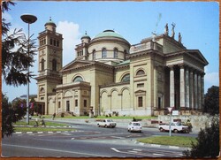 Képeslap, Eger, Bazilika, fotó: Czeizing Lajos (e)