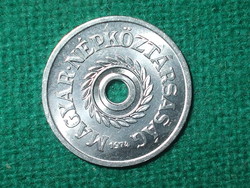 2 Fillér 1974 ! Csak 50000 db. !!! Nem Volt Forgalomban ! Verdefényes !