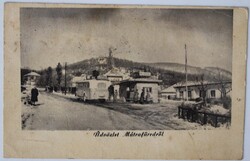 Képeslap, Mátrafüred részlet, Busz