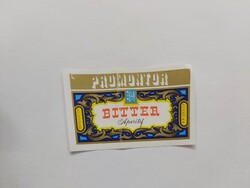 PROMONTOR BITTER Aperitif italos címke