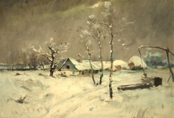 (K) Kasznár Ring Jenő (1875-) : Téli tanya