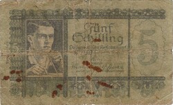 5 schilling (1945) Ausgabe 1951 Ausztria Ritka 1.