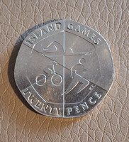 Gibraltár 20 penny, 2019 - Szigeti játékok - AC - Emlékérme