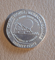 Gibraltár 20 penny, 2018 - New Calpe House - AA - Emlékérme