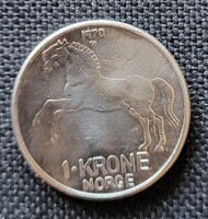 Norvégia 1 korona 1970 (ZU137)