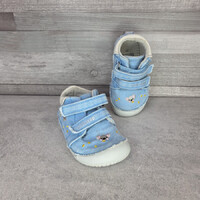 D.D.Step light blue koala velcro canvas shoes, 21