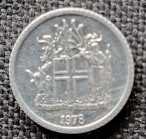 Izland 1 korona 1978 (B7)