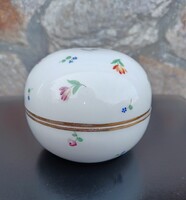 Óherendi Bonbonier – Kézzel festett virágos porcelán doboz
