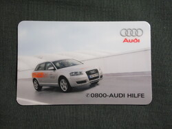Kártyanaptár,műanyag,Audi A3 autó,2005  (4)