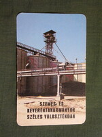 Kártyanaptár,Szeged gabona malomipari vállalat,1985  (4)