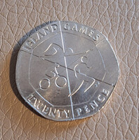 Gibraltár 20 penny, 2019 - Szigeti játékok - AA - Emlékérme