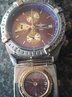 Breitling dubal chronograph kvartz karora
