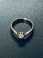 14k Gold Diamond Engagement Ring