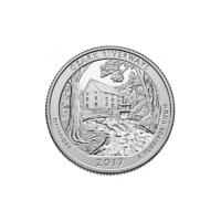 USA,quarter dollar 2017 S PP -  Ozark Riverways - Silver Proof UNC ezüst 6.250g900